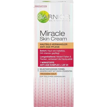Garnier Anti-Aging Skin Naturals Miracle Day Cream SPF 20 50ml