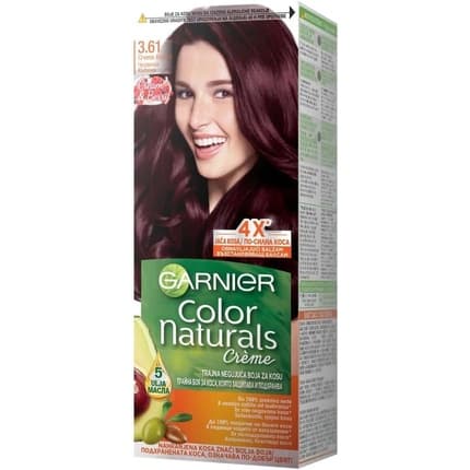 Garnier Color Naturals Creme Permanent Hair Color 361 Red Blackberry