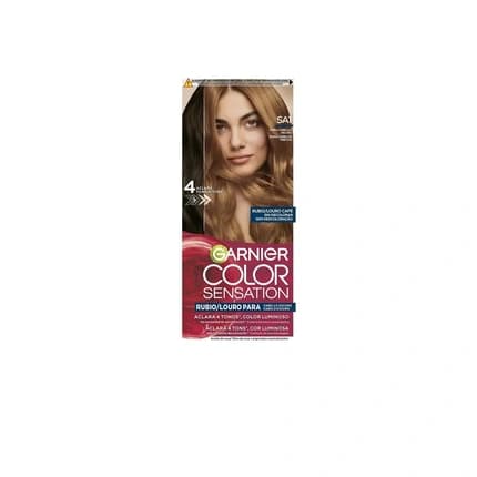 Garnier Color Sensation Bright Blonde Hair Dye - Coffee Blonde 5U