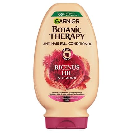 Garnier Fortifying Balm Conditioner With Castor And Almond Oil For Weak And Brittle Hair 200 Ml