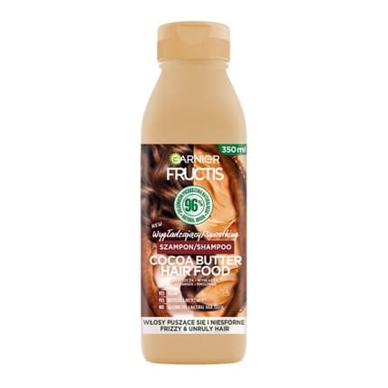 Garnier Fructis Cocoa Butter Hair Food Shampoo For Frizzy And Unruly Hair - 350ml