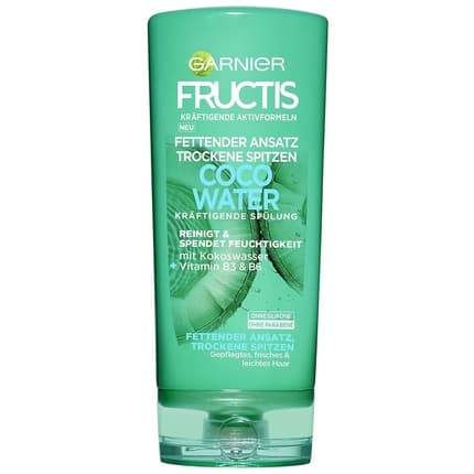 Garnier Fructis Coco Water Strengthening Conditioner for Oily Roots and Dry Ends 200ml