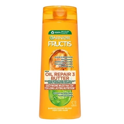 Garnier Fructis Oil Repair 3 Butter Shampoo Intensive Nourishing For Very Dry Hair 400ml