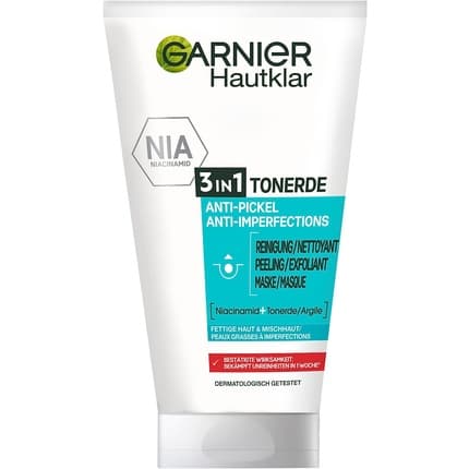 Garnier SkinActive 3-in-1 Wash, Scrub & Mask for Oily Skin 150ml
