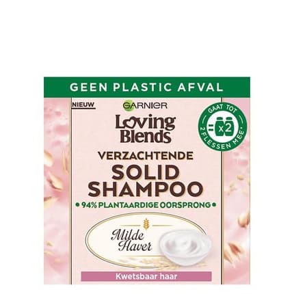 Garnier Loving Blends Mild Oat Soothing Shampoo Bar
