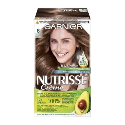 Garnier Nutrisse Creme 6.0 Cinnamon Hair Color