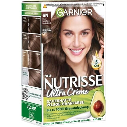 Garnier Nutrisse Creme Coloration Nude Natural Dark Blonde 6N