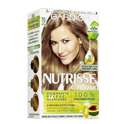 Garnier Nutrisse Permanent Hair Color 070 Toffee Medium Blonde
