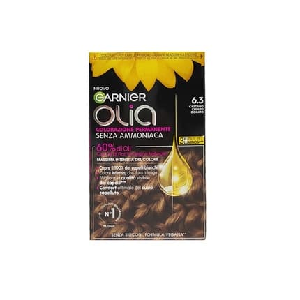 Garnier Olia 6.3 Golden Light Brown Permanent Hair Dye - 1 Piece