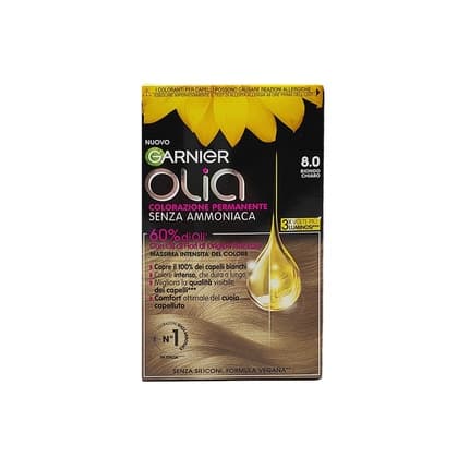 Garnier Olia - Ammonia Free Hair Dye N. 8.0 Light Blonde