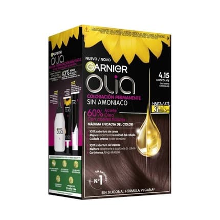 Garnier Olia Chocolate Brown 415 Permanent Hair Color