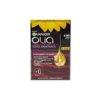 Garnier Olia Permanent Hair Color 6.6 Intense Red
