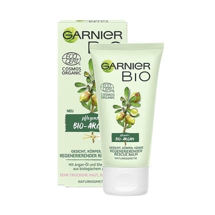 Garnier Organic Regenerating Argan Rescue Balm with Argan Oil and Shea Butter 50ml