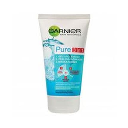 Garnier Pure 3-in-1 Wash, Scrub & Mask for Imperfections 150ml