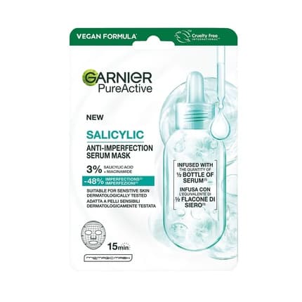 Garnier PureActive Salicylic Acid Serum Mask 28g