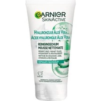 Garnier SkinActive Hyaluronic Acid Aloe Vera Hydrating Facial Cleansing Foam 150ml
