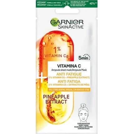 Garnier SkinActive Pineapple Extract Anti-Fatigue Face Mask
