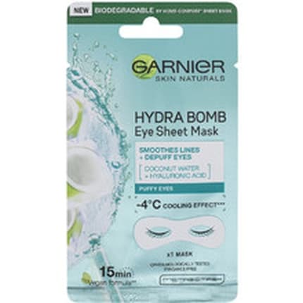 Garnier Smoothing Eye Mask With Coconut Water And Eye Tissue Mask 6g