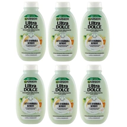 Garnier Ultra Dolce Moisturizing Shampoo Almond Milk Organic Nutrient 250ml