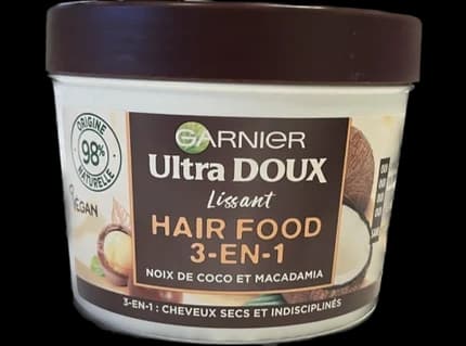 Garnier Ultra Doux Smoothing Hair Food 3-in-1 Coconut & Macadamia 390ml