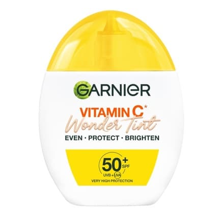 Garnier Vitamin C Wonder Tint Light Tinted Face Cream SPF 50 40ml