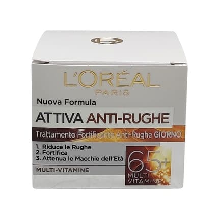 L'Oreal Attiva Anti-Wrinkle Face Cream Day and Night 65+ 50ml
