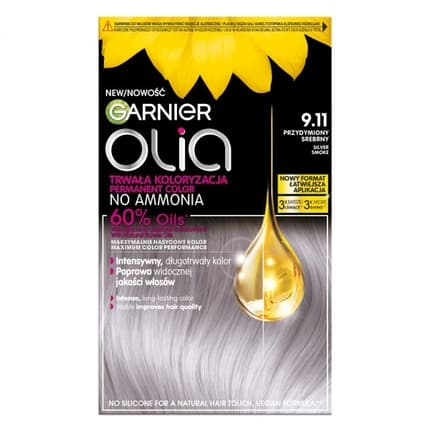 Olia Hair Color 911 Smoky Silver