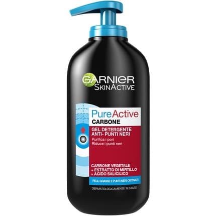 Garnier PureActive Intense 3-in-1 Anti-Blackhead Cleanser 200ml
