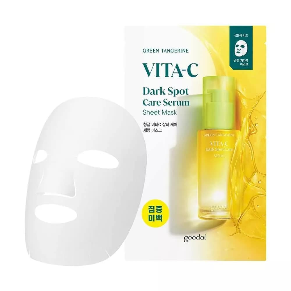 goodal Green Tangerine Vita C Dark Spot Care Gel Mask 1 Sheet