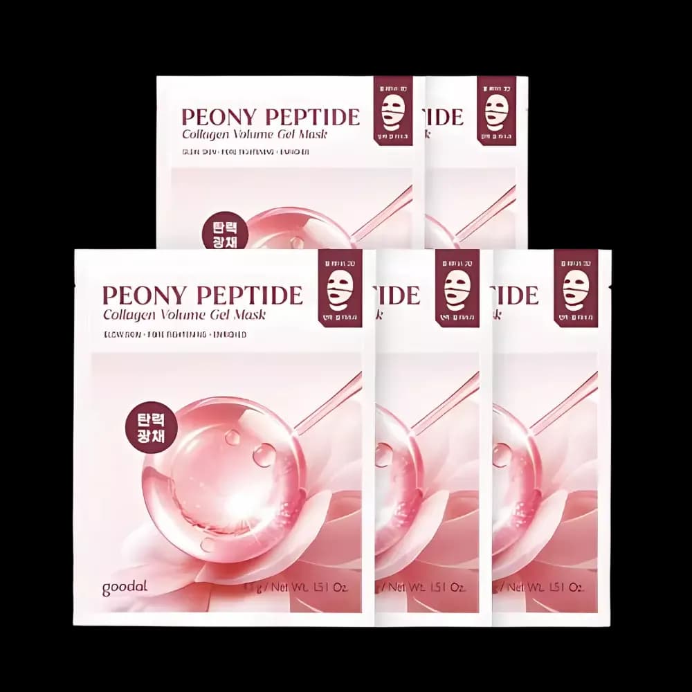 goodal Peony Peptide Collagen Gel Mask 5 Sheets