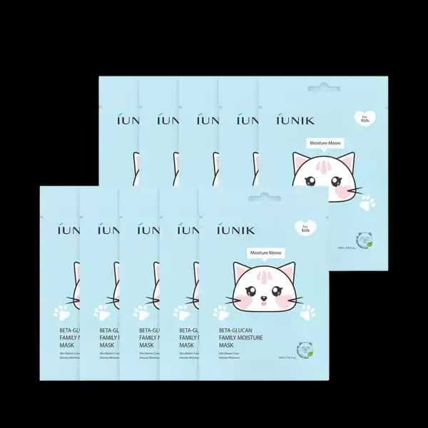 iUNIK Beta Glucan Family Moisture Mask for Kids 10ea