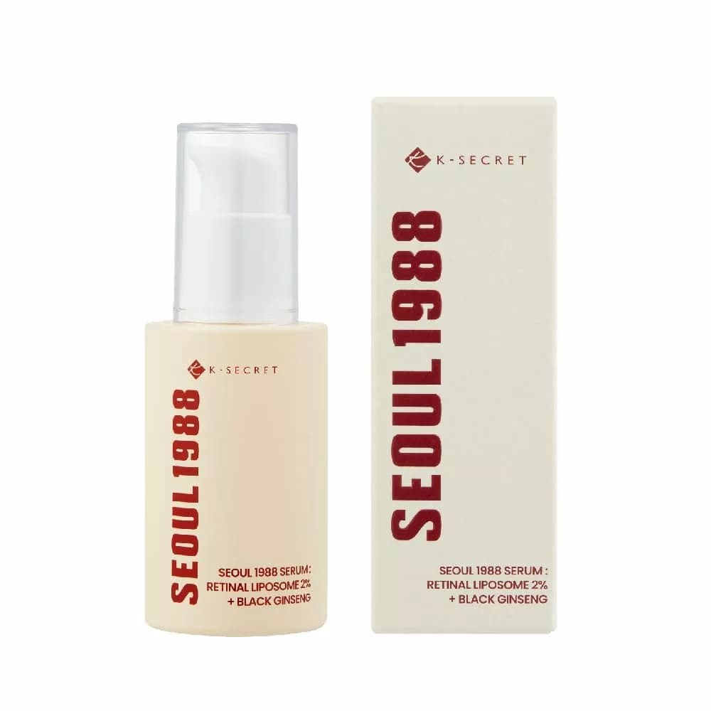 KSECRET Seoul 1988 Serum : Retinal Liposome 2% + Black Ginseng 30ml