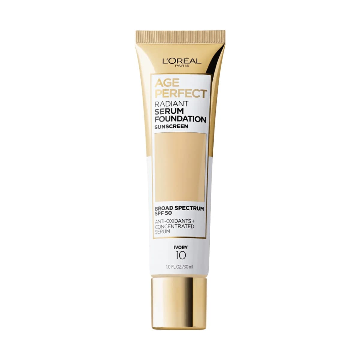 Loreal Paris Age Perfect Makeup Radiant Serum Foundation with SPF 50 -10 Ivory