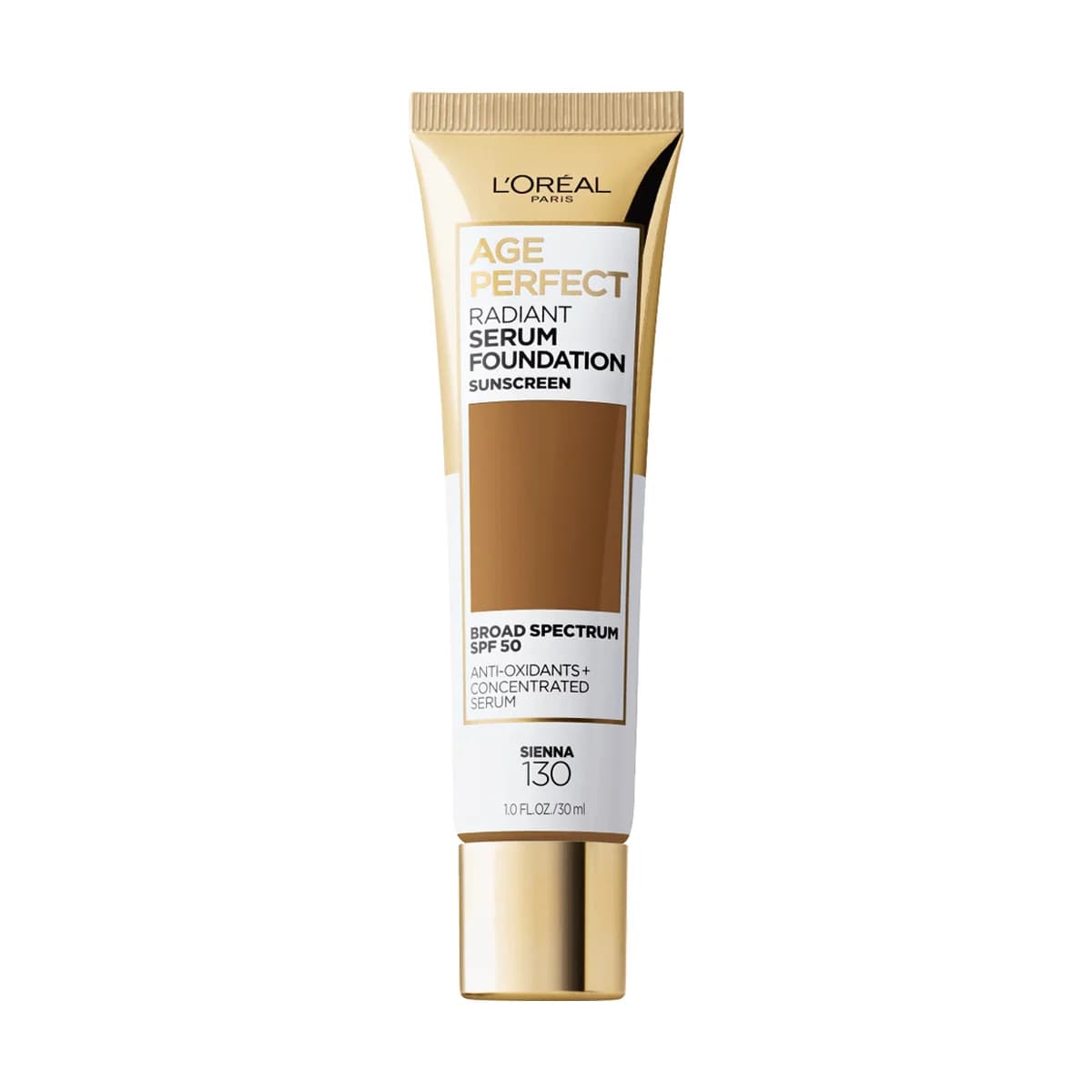 Loreal Paris Age Perfect Makeup Radiant Serum Foundation with SPF 50 -130 Sienna