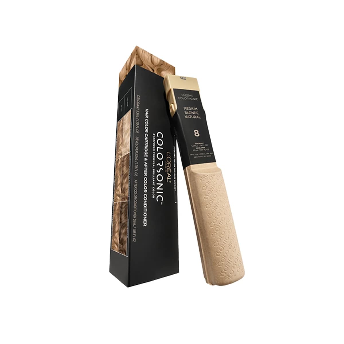 Loreal Paris Colorsonic Permanent Hair Color Cartridge -8 Medium Blonde Natural