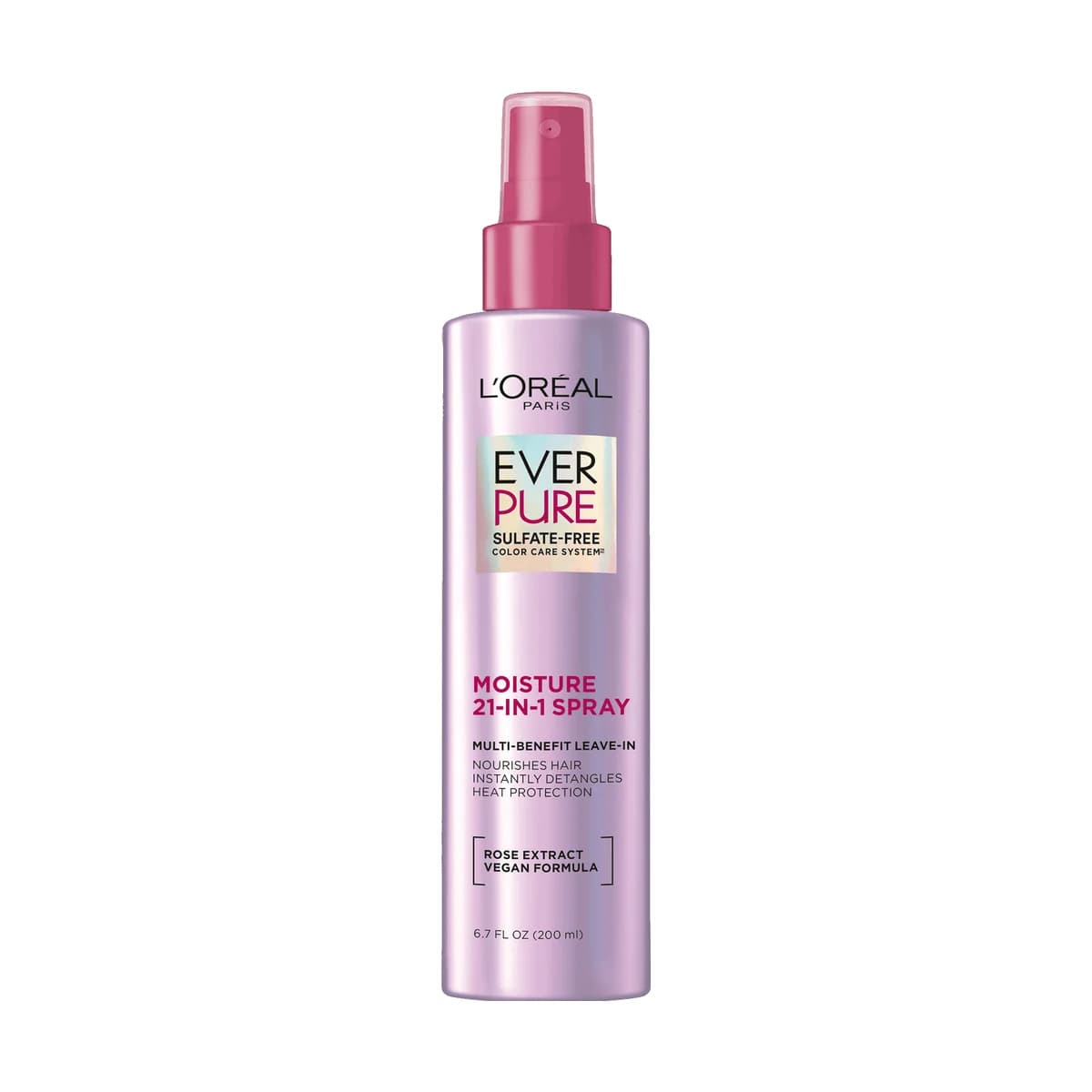 Loreal Paris EverPure Sulfate Free Moisture 21-in-1 Leave-In Conditioner for Dry Hair -in