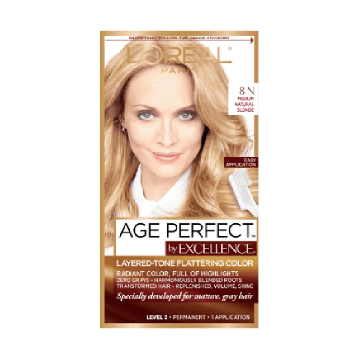Loreal Paris Excellence Age Perfect™ -8N Medium Natural Blonde