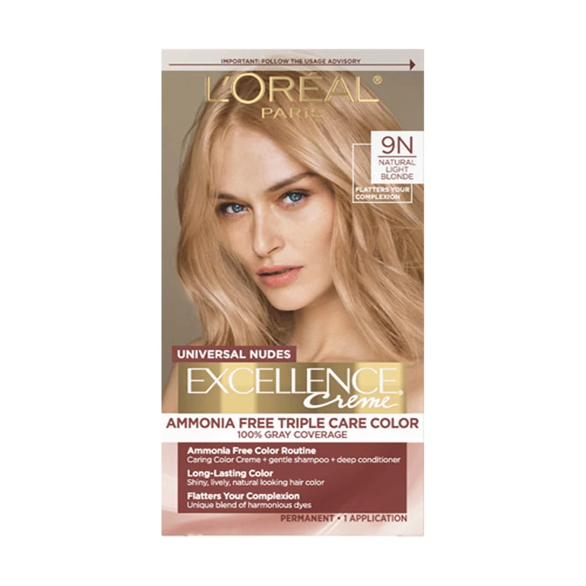 Loreal Paris Excellence Universal Nudes -Natural Light Blonde 9N