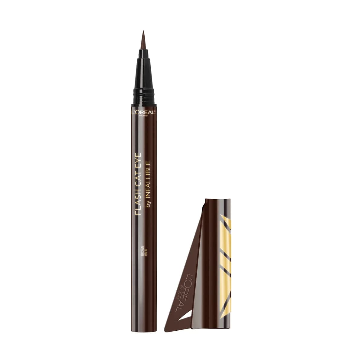 Loreal Paris Infallible Flash Cat Eye Waterproof Brush Tip Liquid Eyeliner -Brown