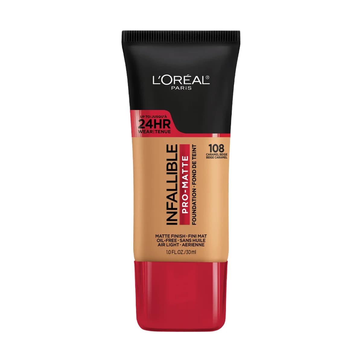 Loreal Paris Infallible Pro-Matte Foundation -Caramel Beige 108