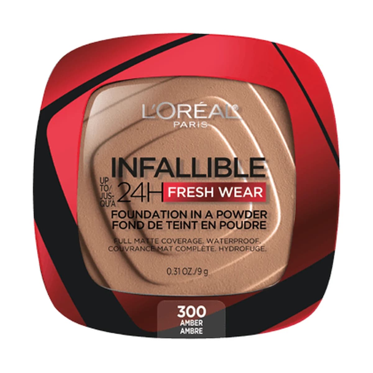 Loreal Paris Infallible Up to 24H Fresh Wear Foundation in a Powder -Amber