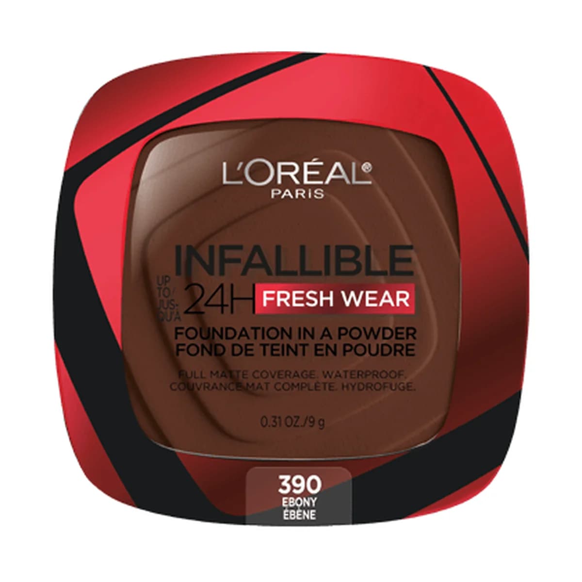 Loreal Paris Infallible Up to 24H Fresh Wear Foundation in a Powder -Ebony