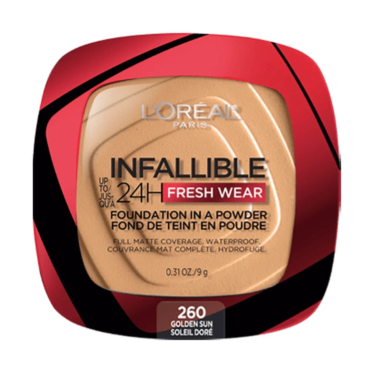 Loreal Paris Infallible Up to 24H Fresh Wear Foundation in a Powder -Golden Sun