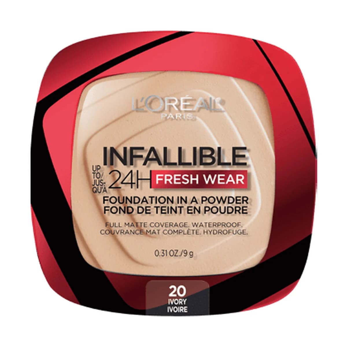 Loreal Paris Infallible Up to 24H Fresh Wear Foundation in a Powder -Ivory