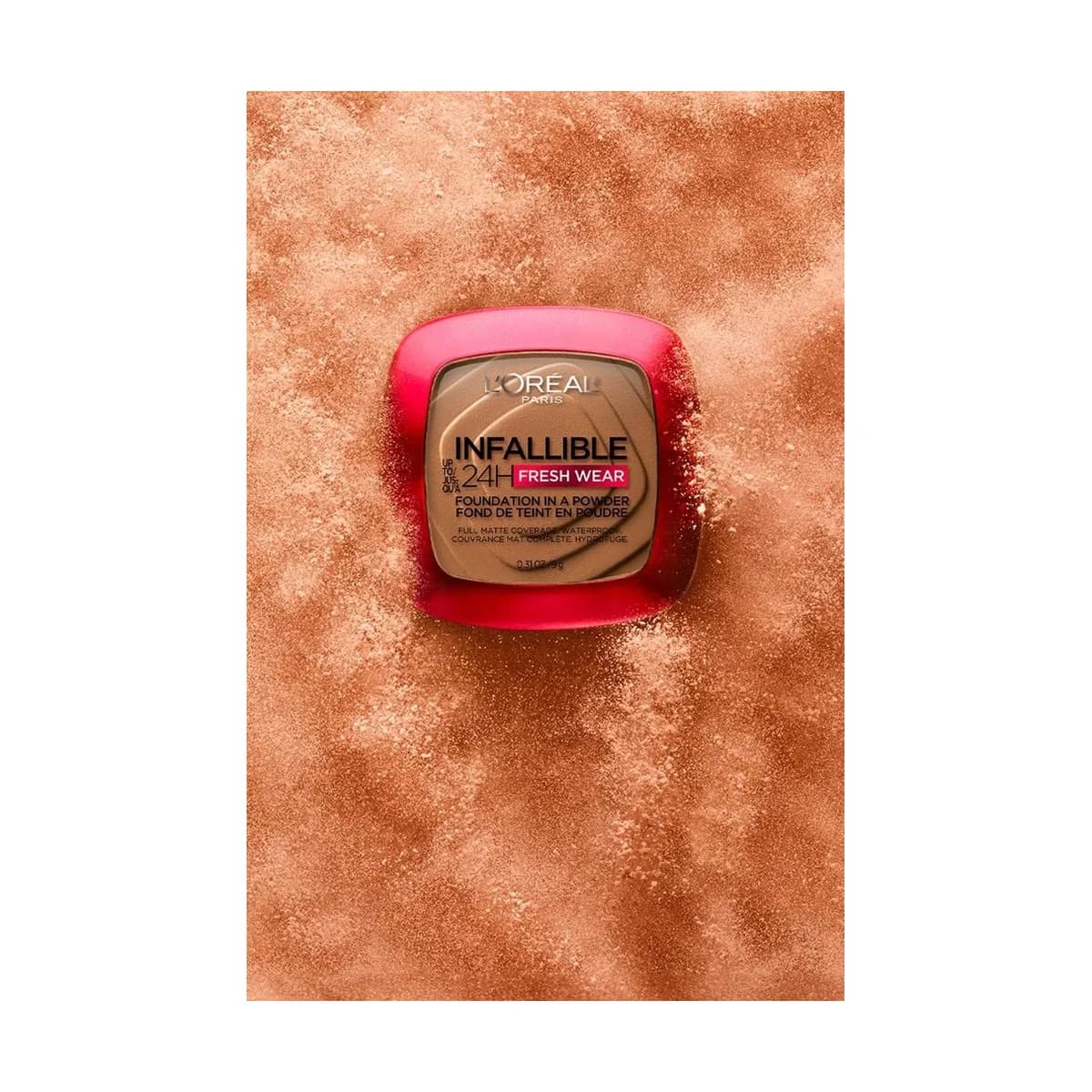 Loreal Paris Infallible Up to 24H Fresh Wear Foundation in a Powder -Sienna