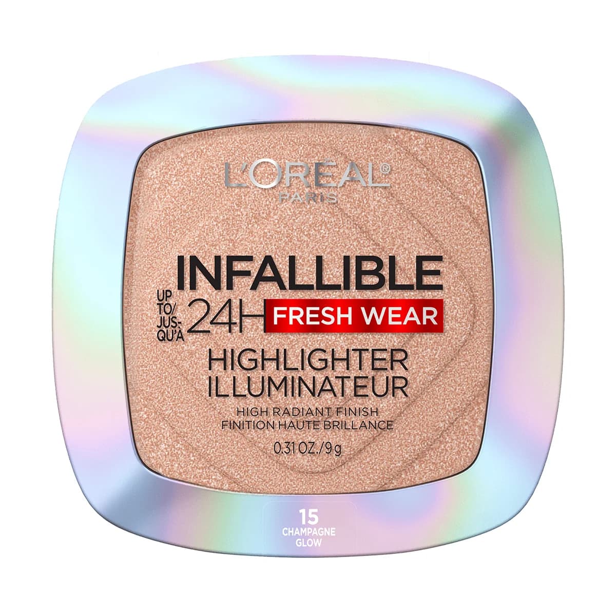 Loreal Paris Infallible Up to 24HR Highlighter Longwear Powder -15 Champagne Rose Gold Glow