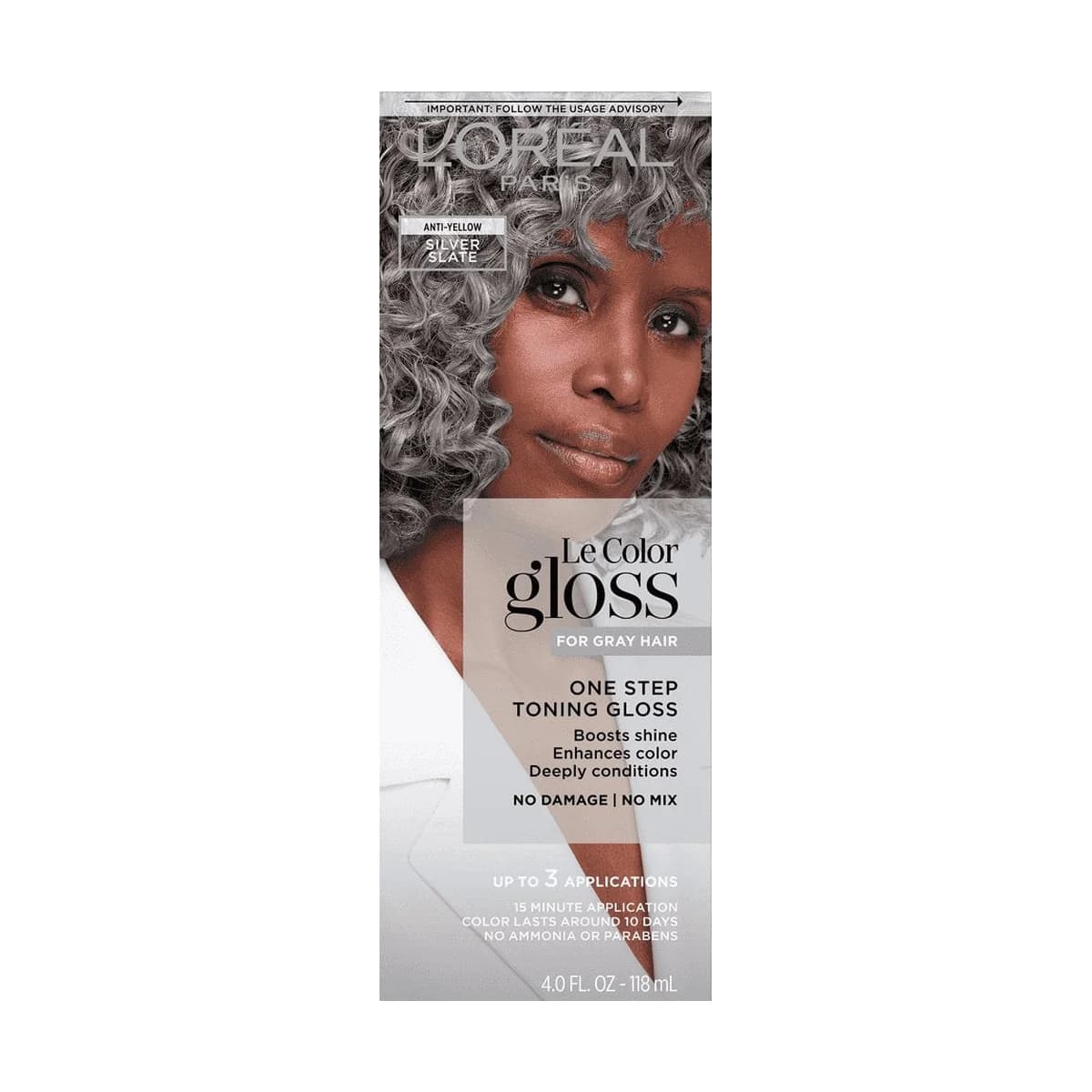 Loreal Paris Le Color Gloss One Step In-Shower Toning Gloss -Silver Slate