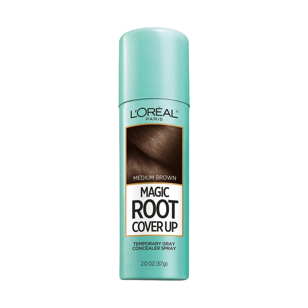 Loreal Paris Magic Root Temporary Root Cover Up Spray for Gray Root Coverage -Medium Brown