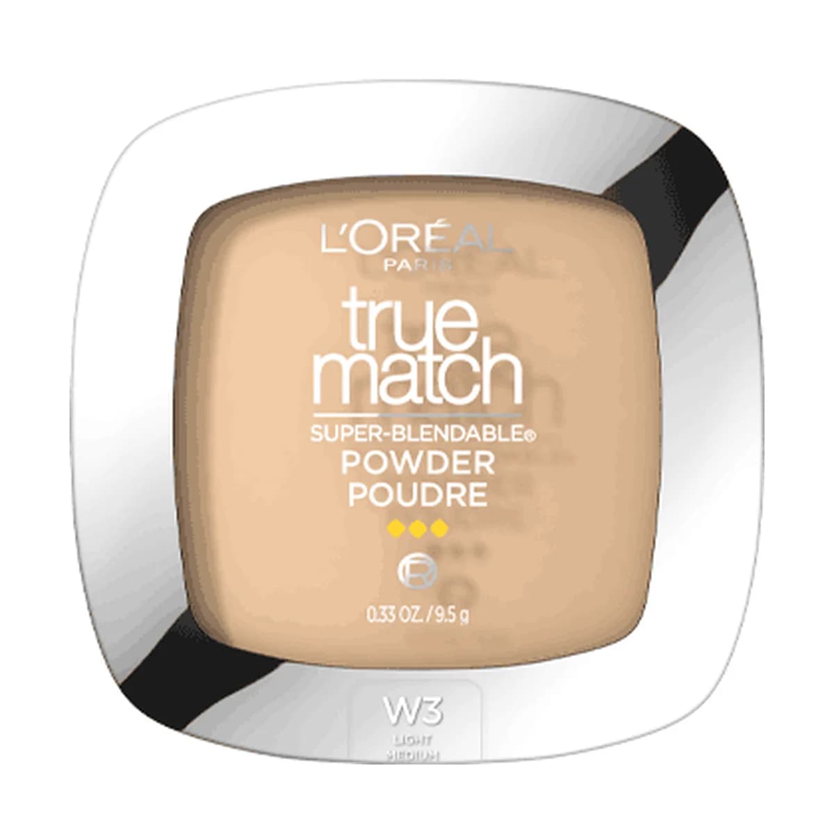 Loreal Paris True Match Super-Blendable Powder -W3, Light Medium