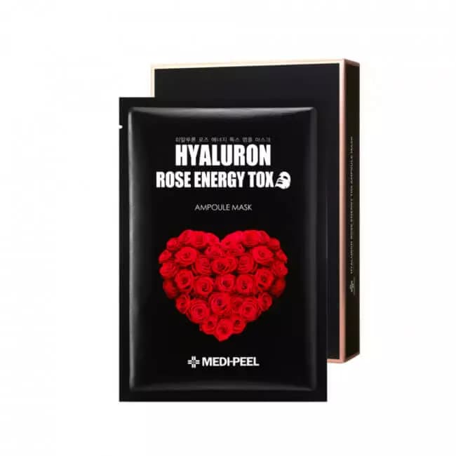 MEDIPEEL Hyaluron Rose Energy Tox Ampoule Mask Sheet 30mlx10ea